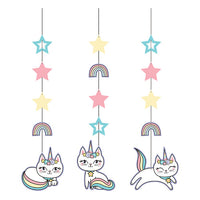 36 pc Bulk Sassy Caticorn Hanging Cutouts