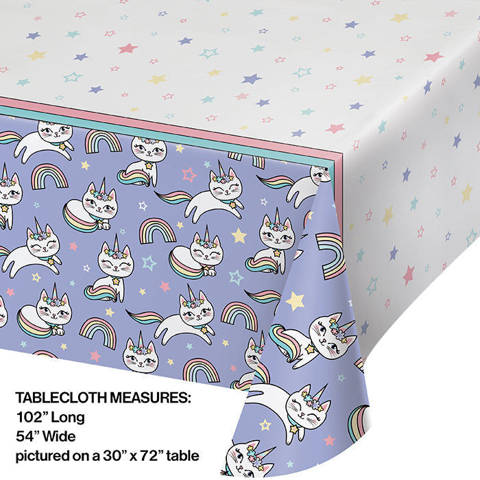 6ct Bulk Sassy Caticorn Paper Table Covers