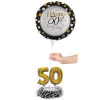 4ct Bulk 50th Birthday Balloon Centerpiece Kits