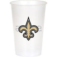 96/Case Bulk New Orleans Saints 20 oz Plastic Cups