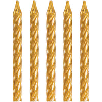 288 pc Bulk Gold Birthday Candles