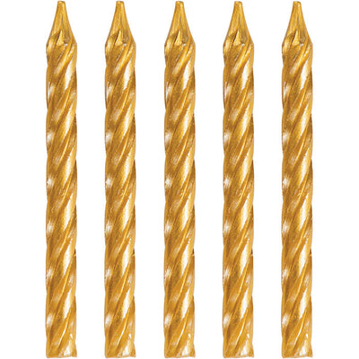 288 pc Bulk Gold Birthday Candles