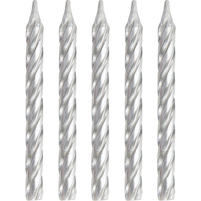 288 pc Bulk Silver Birthday Candles