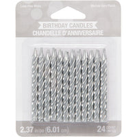 288ct Bulk Silver Birthday Candles