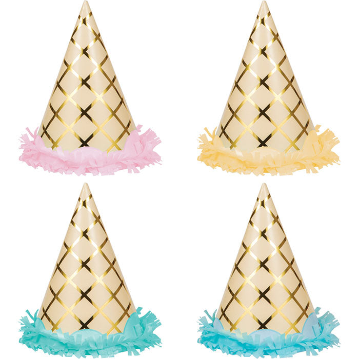 48 pc Bulk Ice Cream Party Party Hats