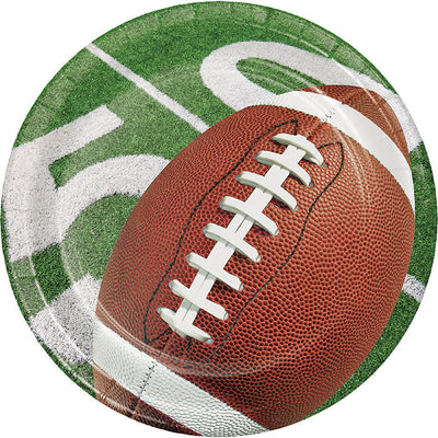 96 pc Bulk Football Party Dessert Plates