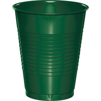 240 pc Bulk Hunter Green 16 oz Plastic Cups