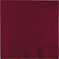 600 pc Bulk Burgundy 2 Ply Luncheon Napkins