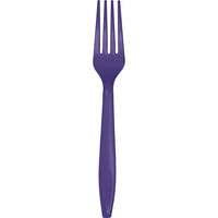 288 pc Bulk Purple Plastic Forks