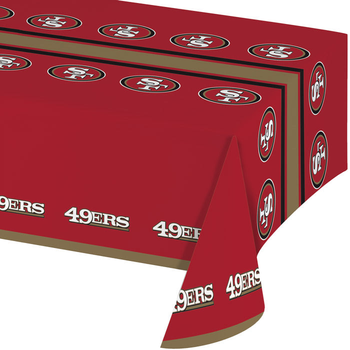 12ct Bulk San Francisco 49ers Table Covers