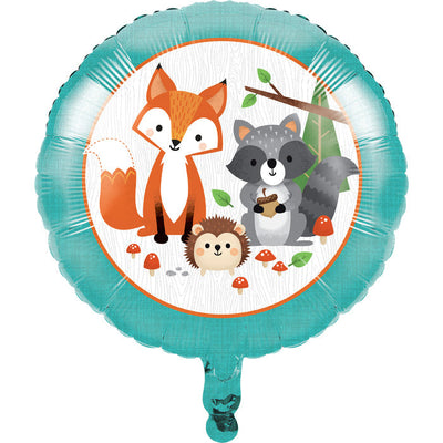 10 pc Bulk Wild One Woodland Mylar Balloons