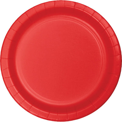 900 pc Bulk Classic Red 8.75 inch Dinner Plates