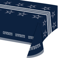 Dallas Cowboys Plastic Table Cover, 54