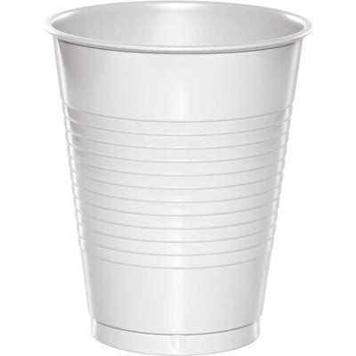 240 pc Bulk White 16 oz Plastic Cups