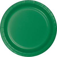 96 pc Bulk Emerald Green Value Friendly 8.75 inch Dinner Plates