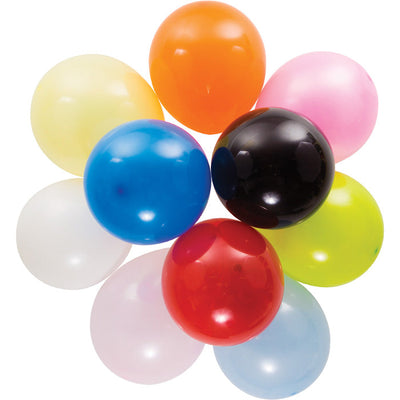 180 pc Bulk Assorted Latex Balloons