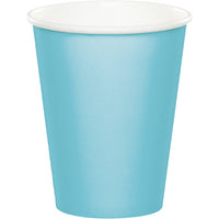 240 pc Bulk Pastel Blue 9 oz Hot & Cold Cups