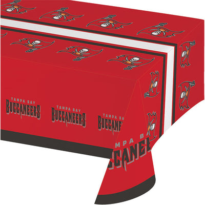 Tampa Bay Buccaneers Plastic Table Cover, 54" X 102"