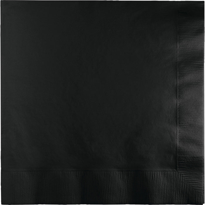 250 pc Bulk Black Velvet Dinner Napkins 3 Ply