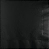 250 pc Bulk Black Velvet Dinner Napkins 3 Ply