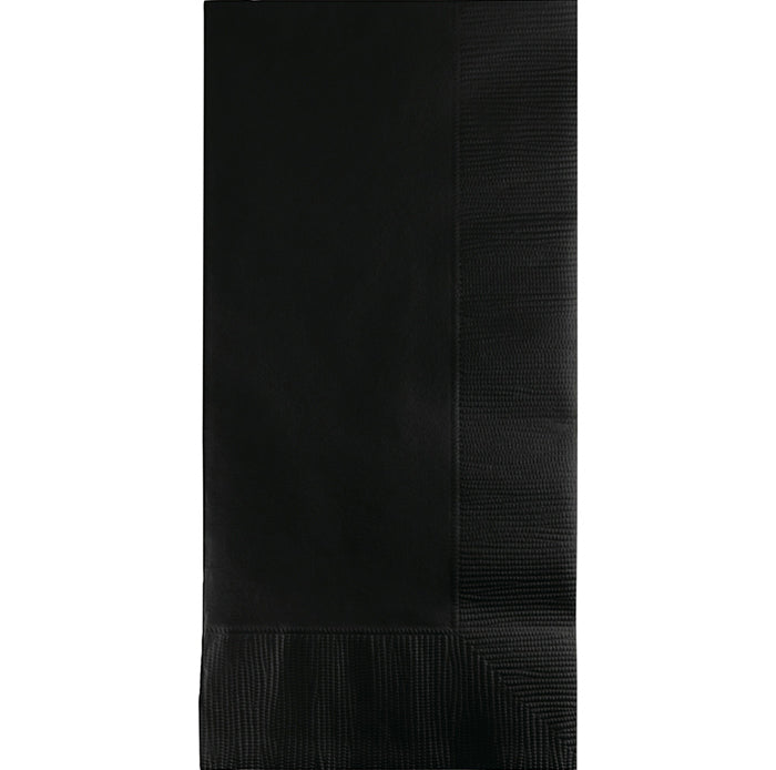 600 pc Bulk Black Velvet 2 Ply Dinner Napkins