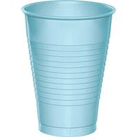 240 pc Bulk Pastel Blue 12 oz Plastic Cups