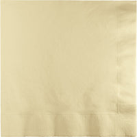 250 pc Bulk Ivory Dinner Napkins 3 Ply