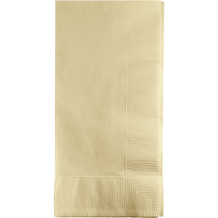 600 pc Bulk Ivory 2 Ply Dinner Napkins