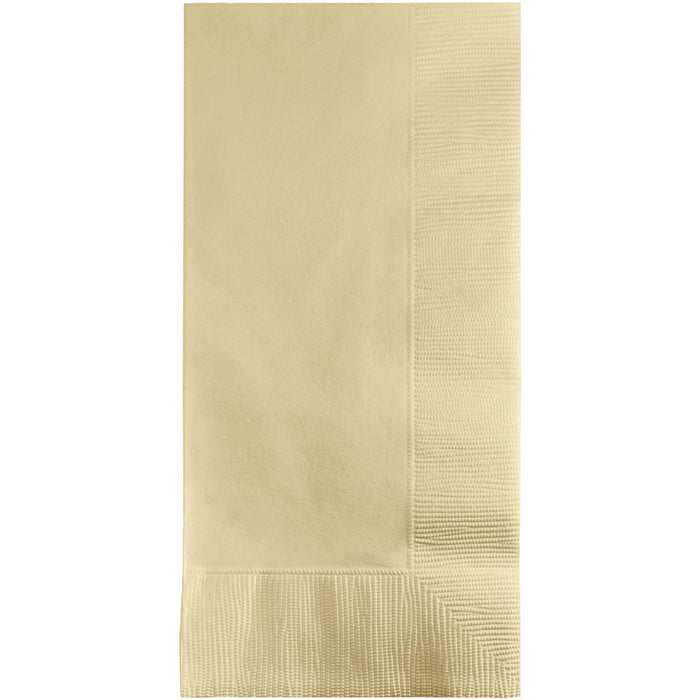 600 pc Bulk Ivory 2 Ply Dinner Napkins
