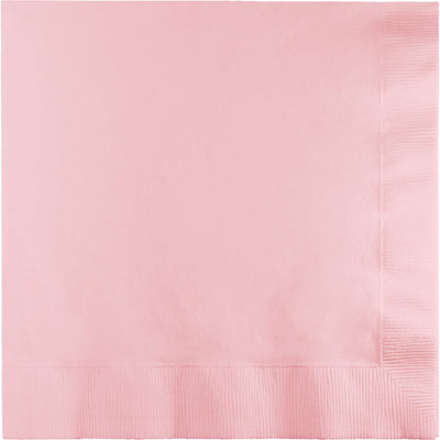 250 pc Bulk Classic Pink Dinner Napkins 3 Ply