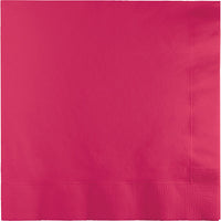 250 pc Bulk Hot Magenta Dinner Napkins 3 Ply