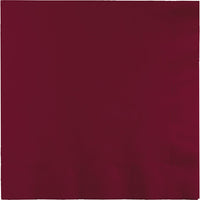 250 pc Bulk Burgundy Dinner Napkins 3 Ply