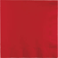 250 pc Bulk Classic Red Dinner Napkins 3 Ply