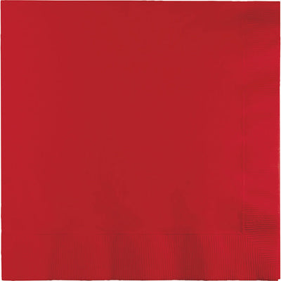 250 pc Bulk Classic Red Dinner Napkins 3 Ply
