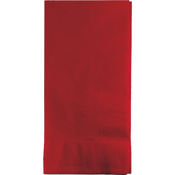 600 pc Bulk Classic Red 2 Ply Dinner Napkins