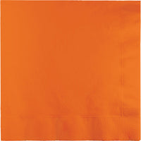 250 pc Bulk Sunkissed Orange Dinner Napkins 3 Ply