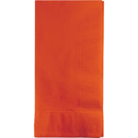 600 pc Bulk Sunkissed Orange 2 Ply Dinner Napkins