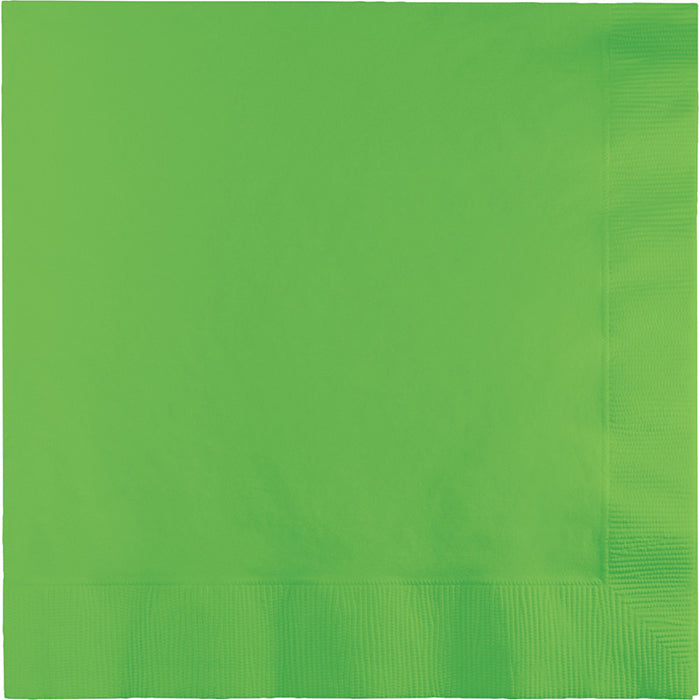 250 pc Bulk Fresh Lime Green Dinner Napkins 3 Ply
