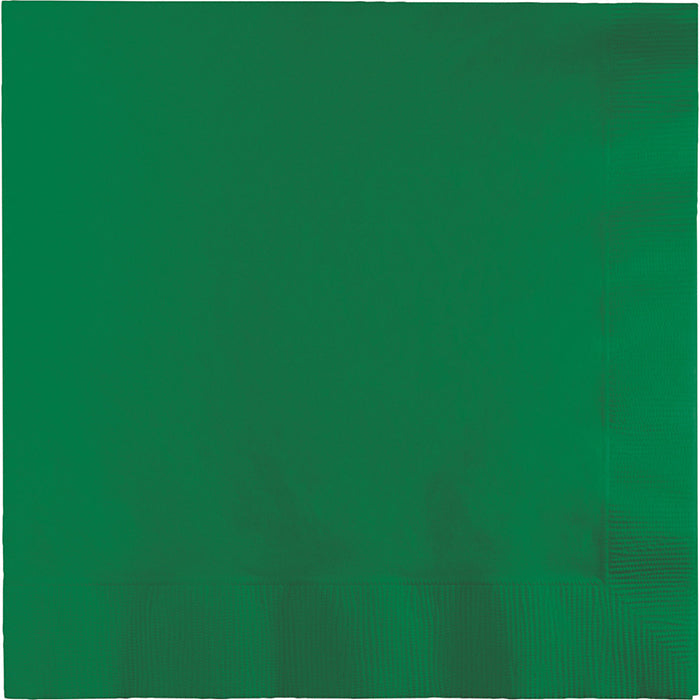 250 pc Bulk Emerald Green Dinner Napkins 3 Ply