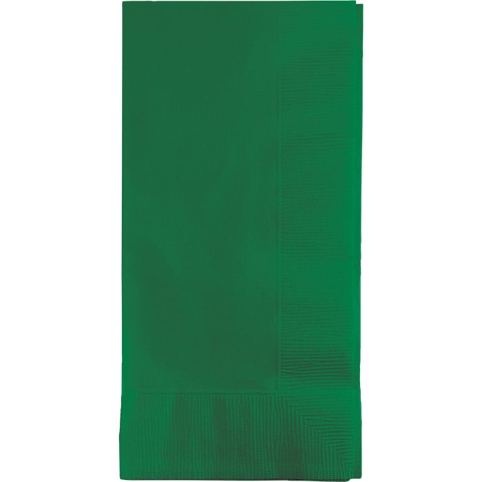 600 pc Bulk Emerald Green 2 Ply Dinner Napkins