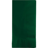 600 pc Bulk Hunter Green 2 Ply Dinner Napkins