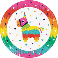 96 pc Bulk Fiesta Fun Dinner Plates