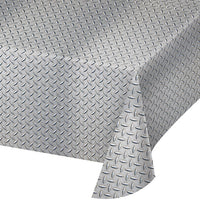 6 pc Bulk Diamond Plate Plastic Table Covers