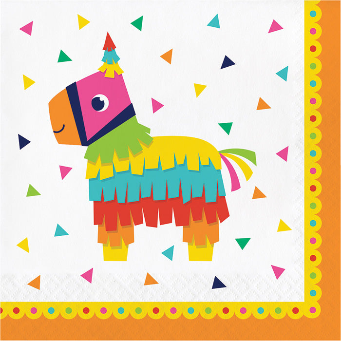 192 pc Bulk Fiesta Fun Luncheon Napkins