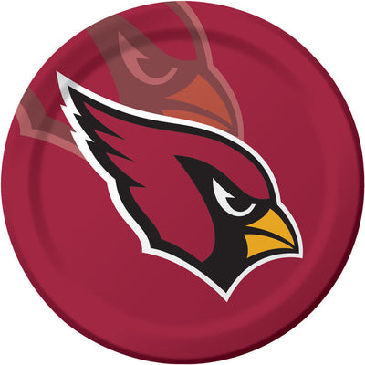 96/Case Bulk Arizona Cardinals Dinner Plates