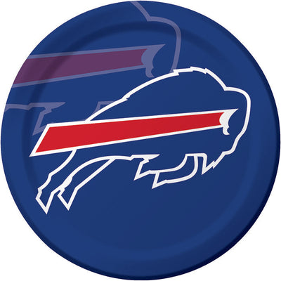 96/Case Bulk Buffalo Bills Dinner Plates