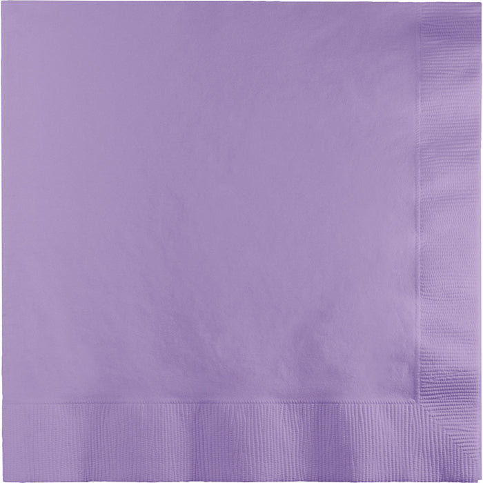 250 pc Bulk Luscious Lavender Dinner Napkins 3 Ply