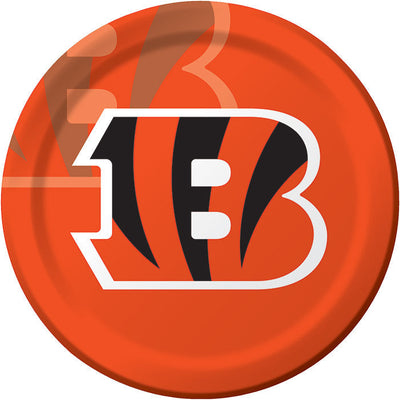 Cincinnati Bengals Paper Plates (8/Pkg)
