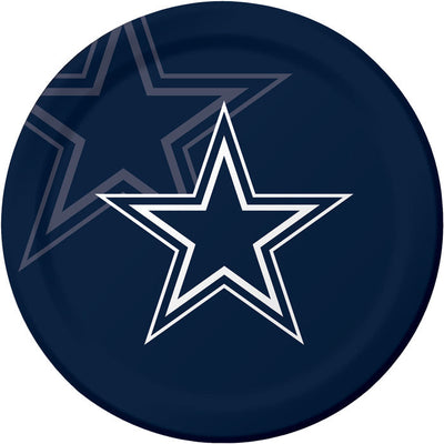 96/Case Bulk Dallas Cowboys Dinner Plates
