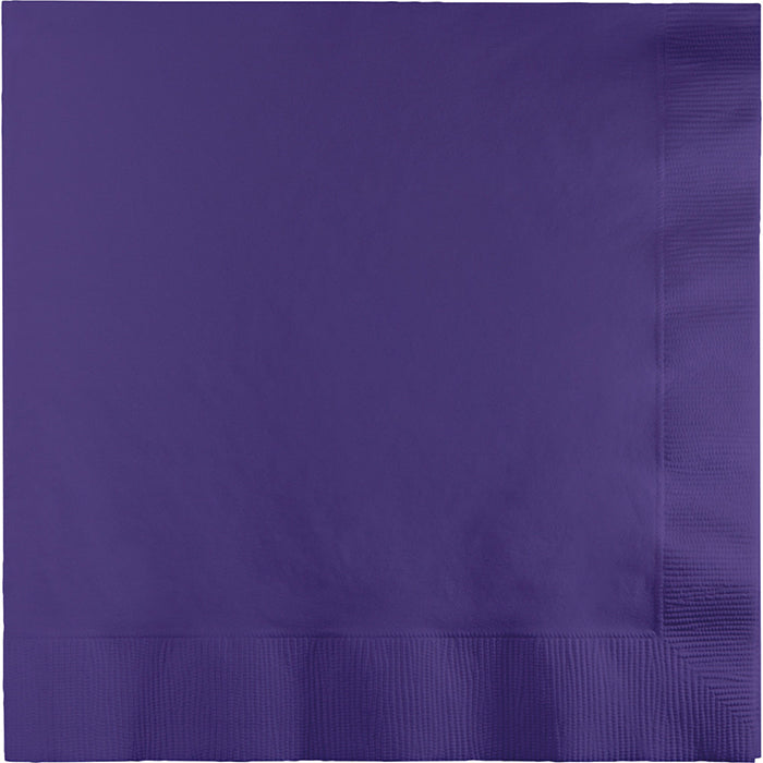 250 pc Bulk Purple Dinner Napkins 3 Ply